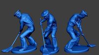 American Sailor Civil War Union mop ACWUS1 | 3D