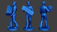 American Sailor Civil War Union Carring ACWUS1 | 3D