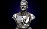 The Mandalorian Bust- Pedro Pascal  | 3D