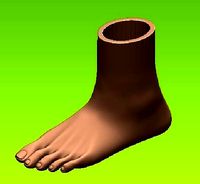 foot penholder  | 3D