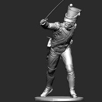 Napoleonic Soldier fighting | 3D