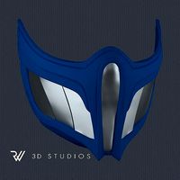 MK11 Sub-Zero Mask V13 - STL File | 3D