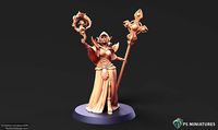 Drow Cleric Pose 1 - 4 Variants and Pinup | 3D