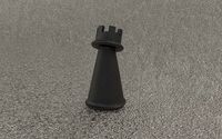 Puffing chess - Rook | 3D