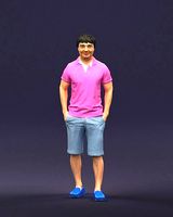 Differ collors man 0394 3D Print Ready | 3D