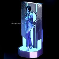 Halo Cortana Holographic Version | 3D