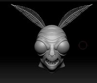 mothman helmet | 3D