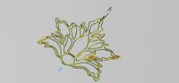 filigree pendant stl verified | 3D