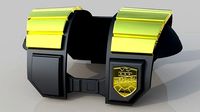 Judge Hershey shoulder pad 1995 | 3D