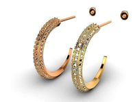 hook earrings stl verified | 3D