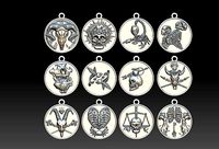 Zodiac Signs Underground Signos | 3D