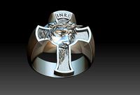 Jesus Christ Face Ring Rosto de Cristo | 3D
