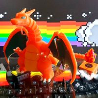 Charizard - Flexi Articulated Pokemon - print-in-place  | 3D