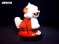 GROWLITHE HISUI | 3D