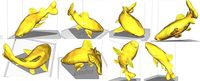 redtail catfish sculpt stl obj | 3D