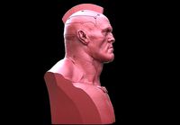 Cyberpunk Thug Bust | 3D