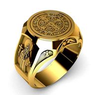 Ring Saint Benedict cross San Benito | 3D