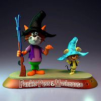 Punkin Puss and Mushmouse | 3D
