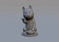 Maneki dog | 3D