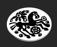 Celtic Gold Quarter Coin Stater 50BC beermat beer 3D print model | 3D