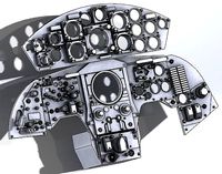 F104 Starfighter DASHBOARD only Stl files only | 3D