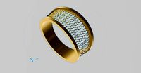 contemporary jali ring stl verified | 3D