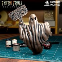 Bedsheet Ghost 04 - Pre-Supported | 3D