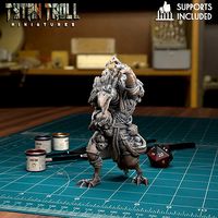 Kenku mage - Pre-Supported | 3D