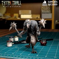 Kenku Mace - Pre-Supported | 3D