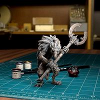 Kenku Bladed Staff - Pre-Supported | 3D