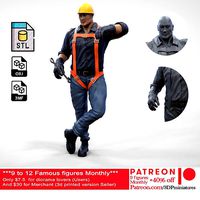 N6 Luke as a construction worker | 3D
