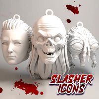 Horror Keychain - Special Edition Slasher Icons | 3D
