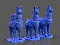 Stylized Llama 3 Versions | 3D