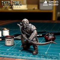 Guard Crouched Archer - Pre-Supported | 3D