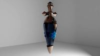 Potion Bottle Genshin Impact 2oz 60ml Print Ready | 3D