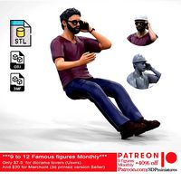 N6 Construction worker passenger | 3D