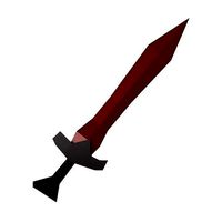 Oldschool Runescape - Life Size Dragon Sword  | 3D