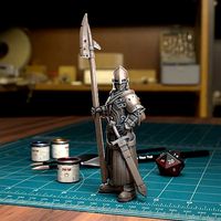 Female Guard Halberd - Pre-Supported | 3D