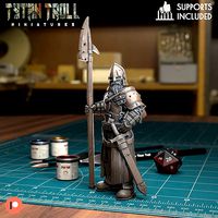 Guard Halberd - Pre-Supported | 3D