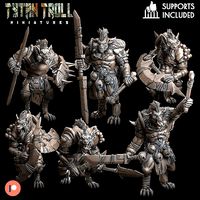 Gnoll Pack - Pre-Supported | 3D