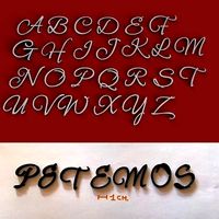 PETEMOSS uppercase and lowercase 3D Letters STL FILE | 3D