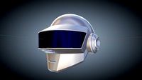 Daft Punk Thomas Bangalter 3D printable helmet | 3D