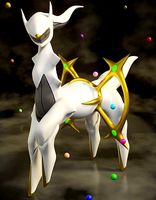 pokemon arceus with cuts and plugs | 3D