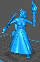Statuette of Orixa Iansa | 3D