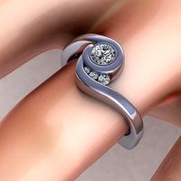 Creative Verragio Diamond Ring S33 | 3D