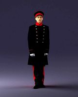 Man in full military uniform 0179 3D Print Ready | 3D