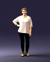 Woman in pose 0029 3D Print Ready | 3D