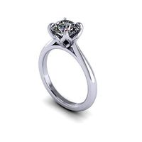 Todd Stanton Solitaire Diamond Ring | 3D