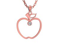 diamond apple pendant 3090 | 3D