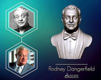 Rodney Dangerfield 3D portrait sculpture | 3D